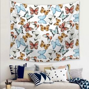 butterfly tapestry